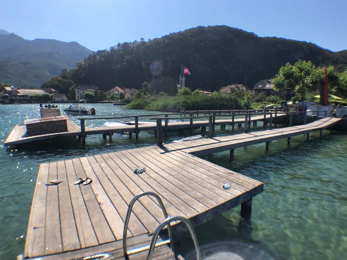 Studio Les Pieds Dans L'Eau Au Bord Du Lac D'Annecy Duingt Exterior foto