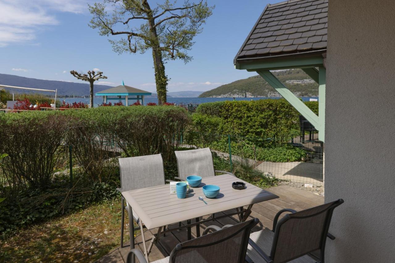 Studio Les Pieds Dans L'Eau Au Bord Du Lac D'Annecy Duingt Exterior foto