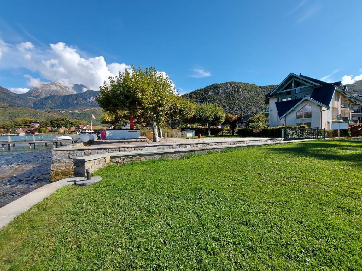 Studio Les Pieds Dans L'Eau Au Bord Du Lac D'Annecy Duingt Exterior foto