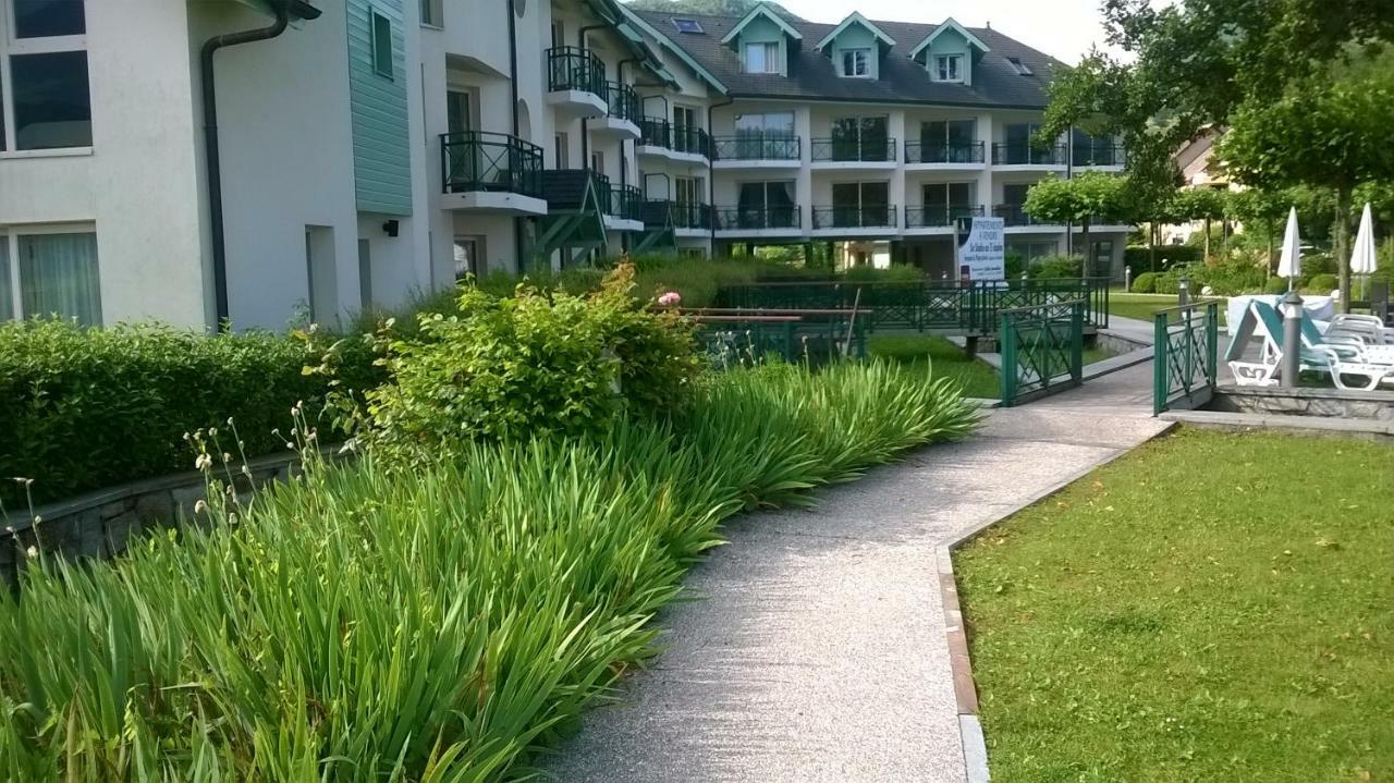 Studio Les Pieds Dans L'Eau Au Bord Du Lac D'Annecy Duingt Exterior foto