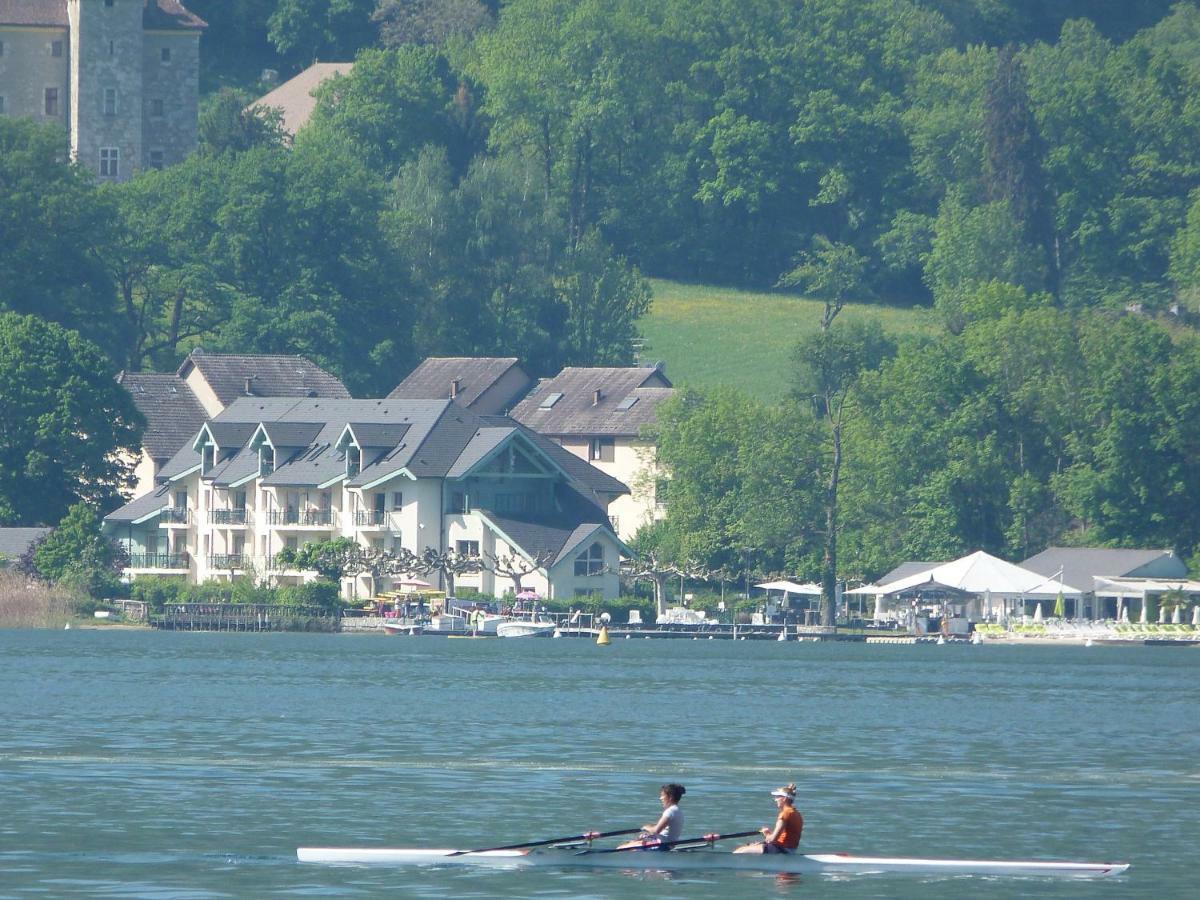 Studio Les Pieds Dans L'Eau Au Bord Du Lac D'Annecy Duingt Exterior foto